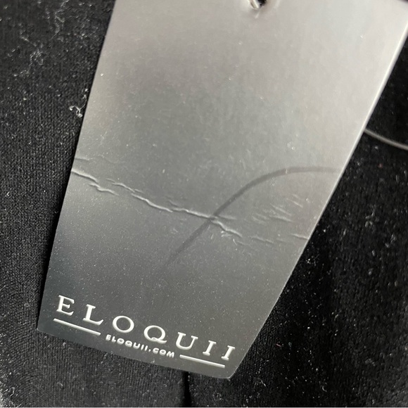 ELOQUII NWT Velvet Mock Neck Ruffle Sleeve Top size 18/20 - Picture 9 of 10